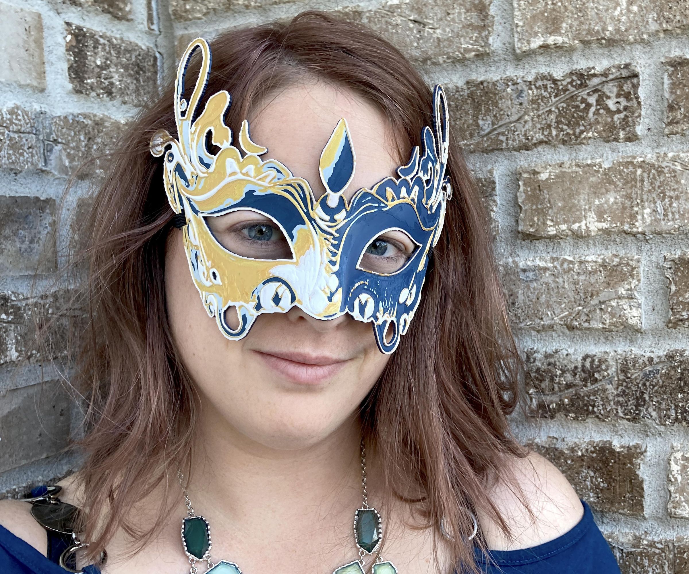 Filigree Masquerade Mask 3D Print Hueforge