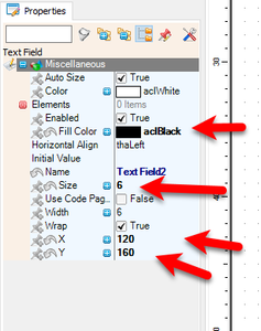 In Visuino Set Components