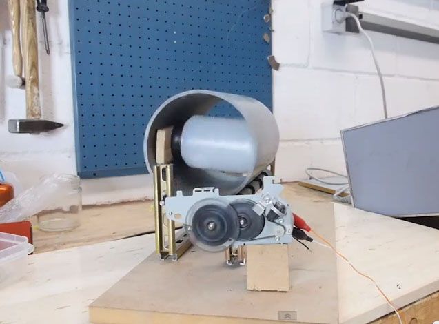 Ball Mill With Parts From a Printer: 3 Approcahes