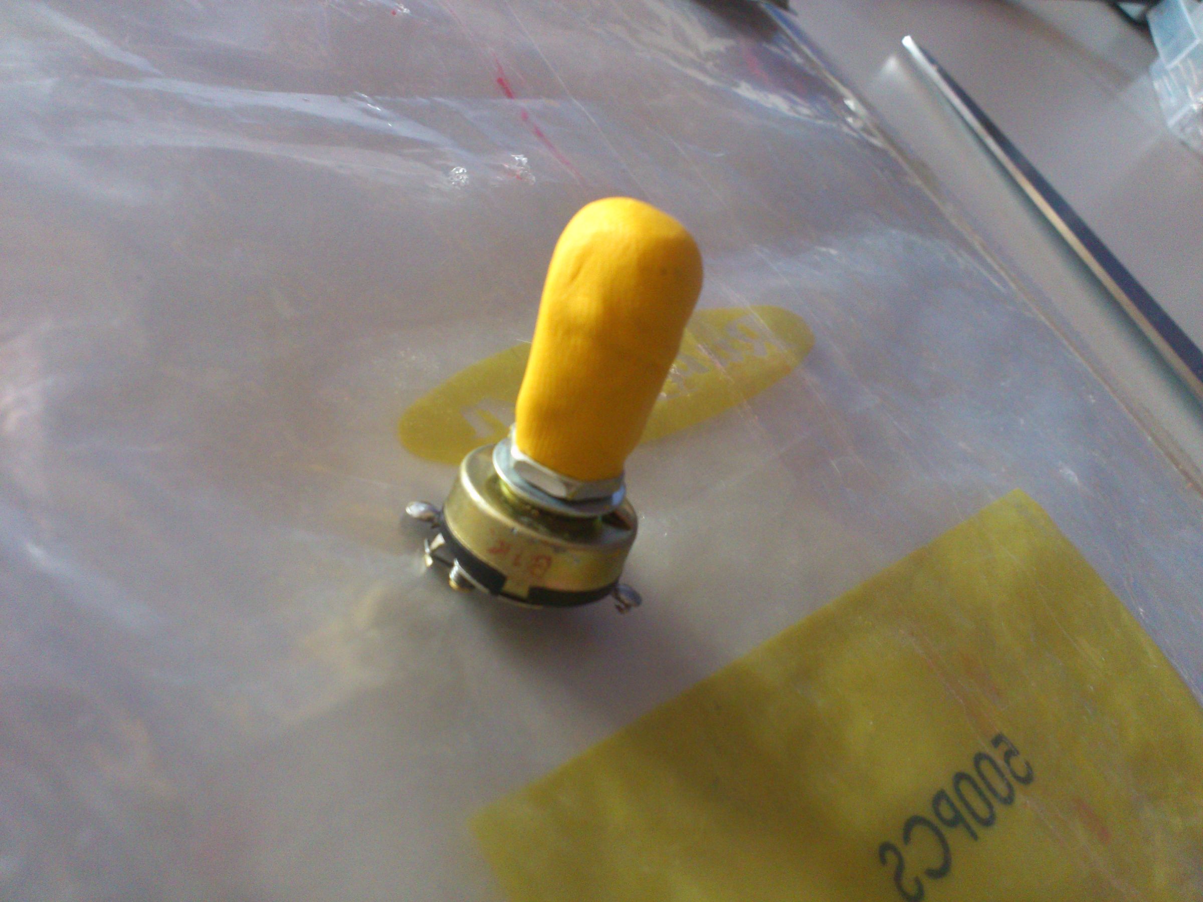 Sugru Potentiometer Head