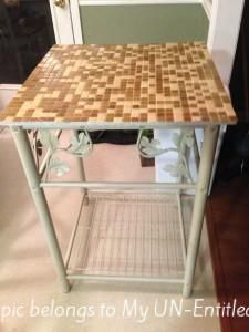 Repurposing Trash Into a Planting Table