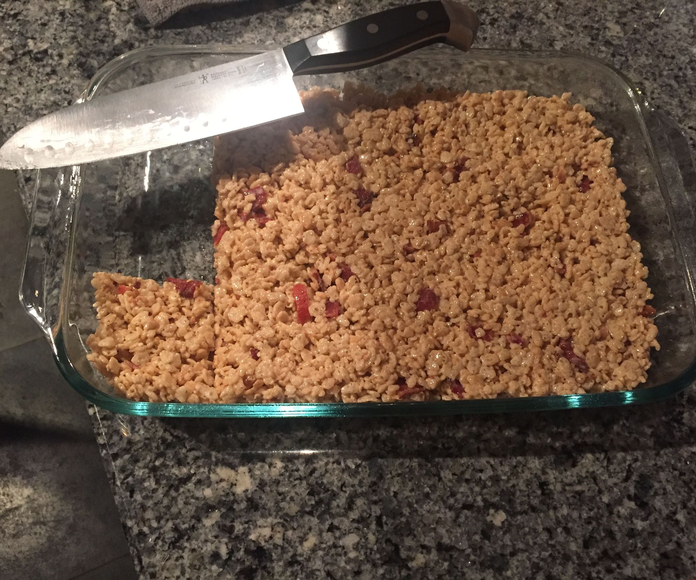 Brent's Browned Butter Maple Bacon Rice Krispie Treats