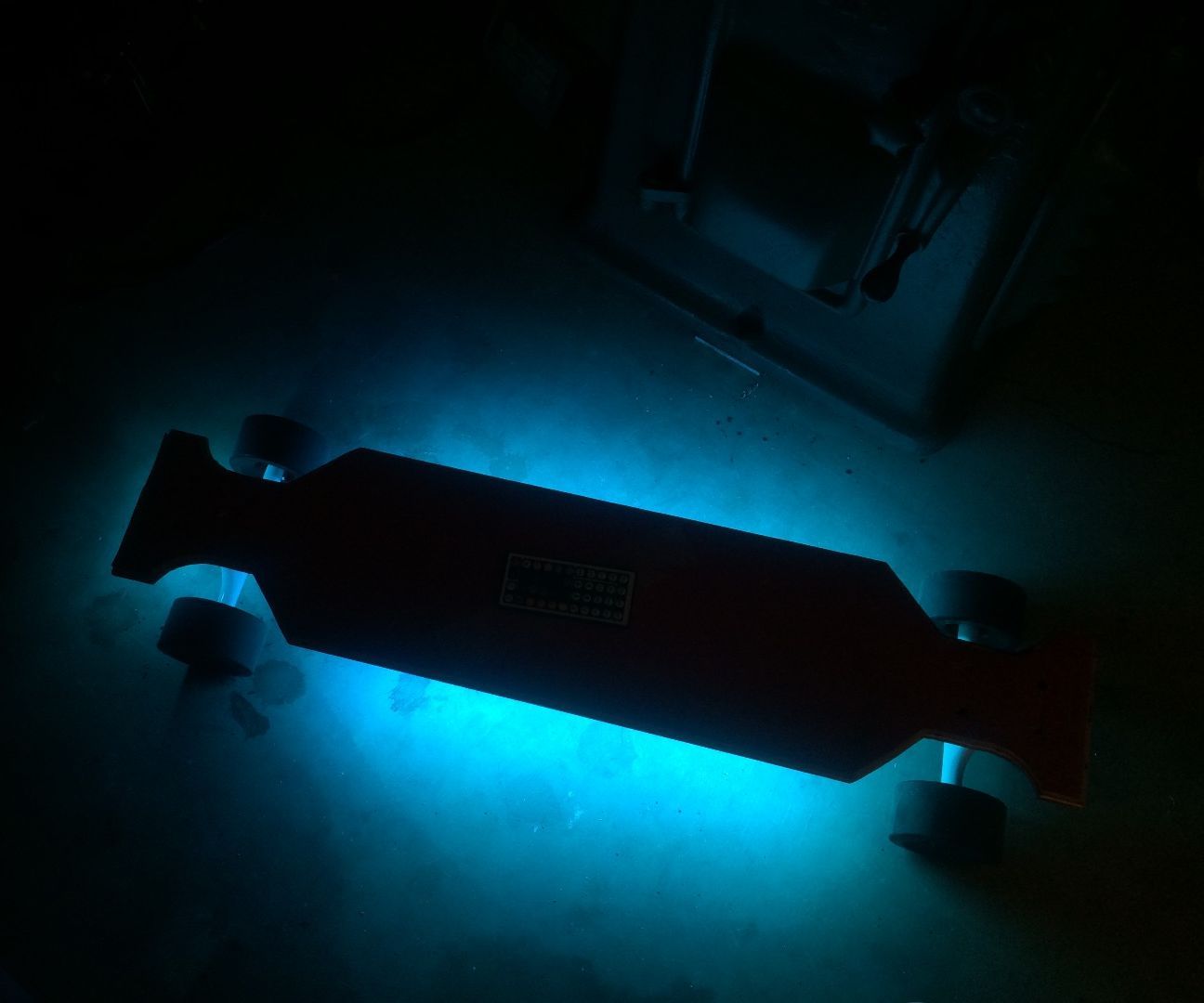 Glowing Longboard