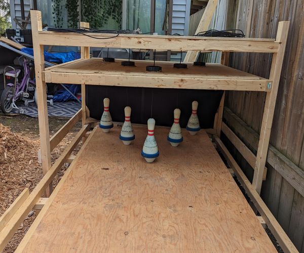 Outdoor 5-Pin Bowling Alley
