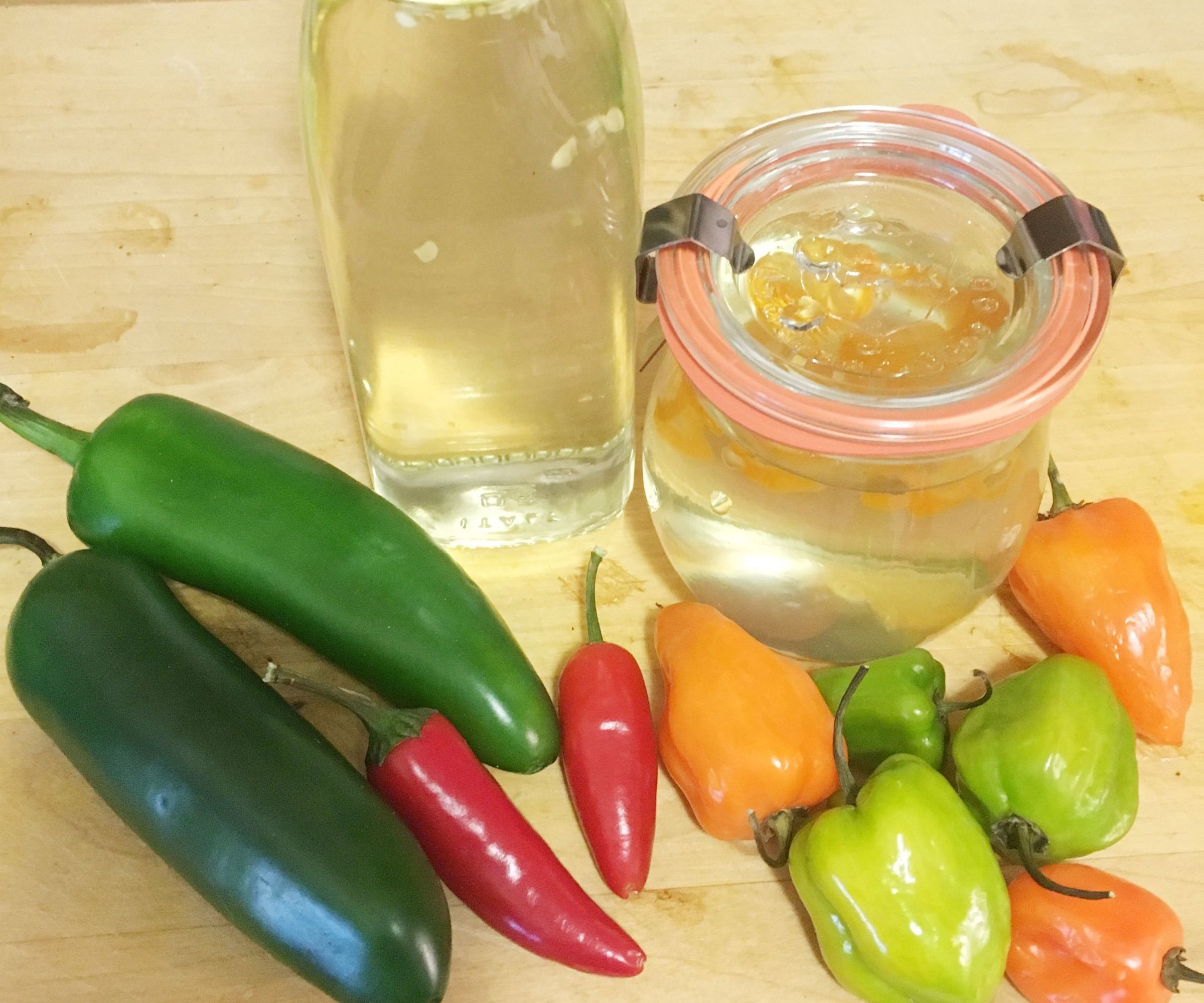 Hot Pepper Simple Syrup