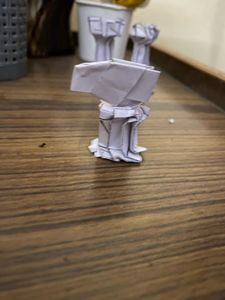 Chess Piece Knight Pleated Origami