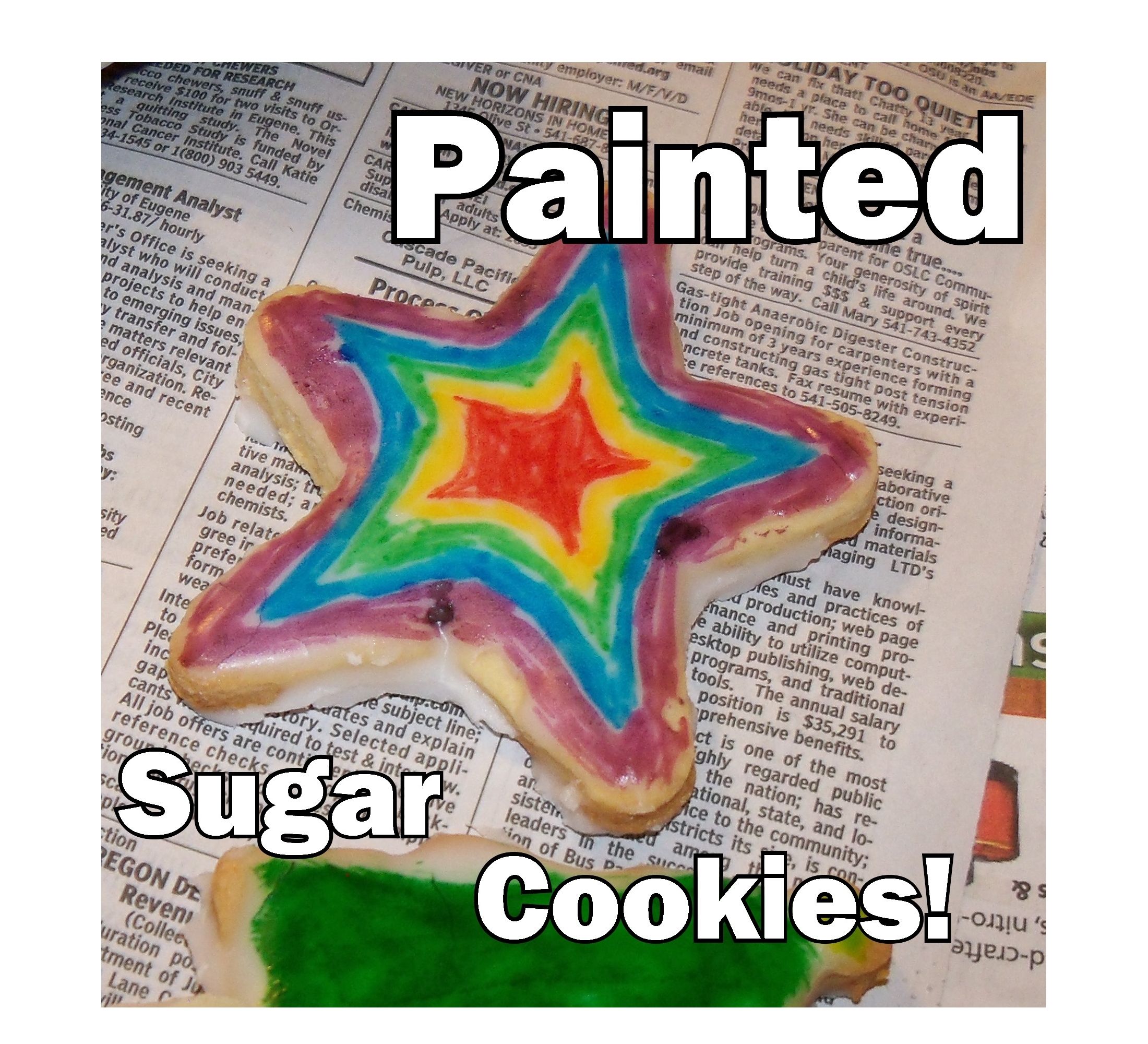 Painted Sugar Cookies!
