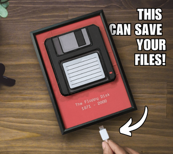 A Beautiful Retro Floppy Disk Picture Frame With a Secret Auto-save ...