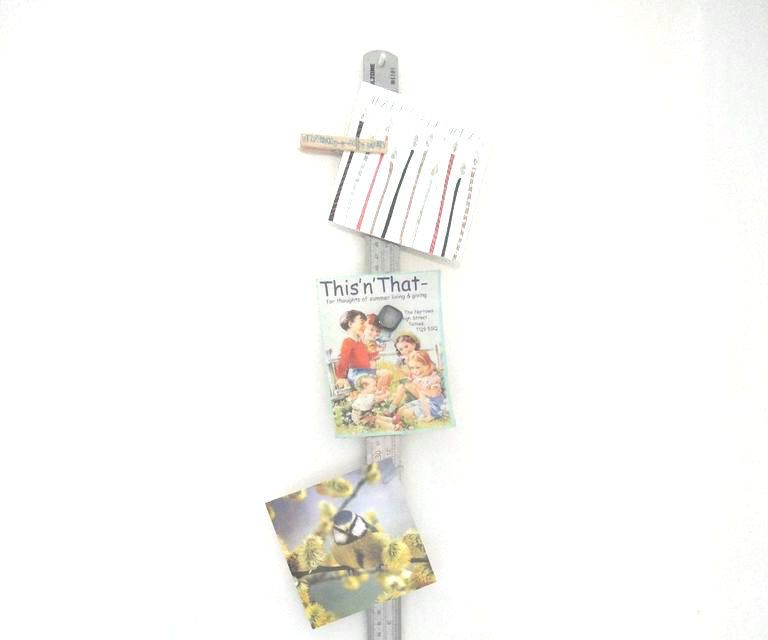 Notice Board/Organiser Using Steel Rule