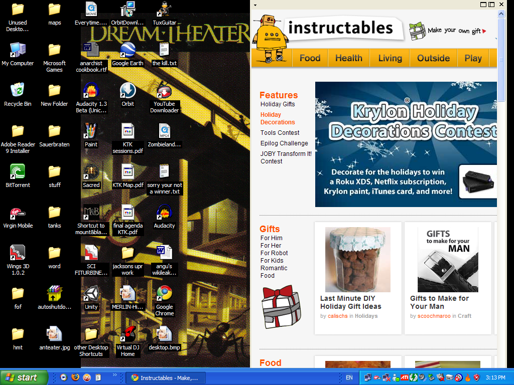 How to Set Facebook Instructables (or Any Other Site) As Your Desktop