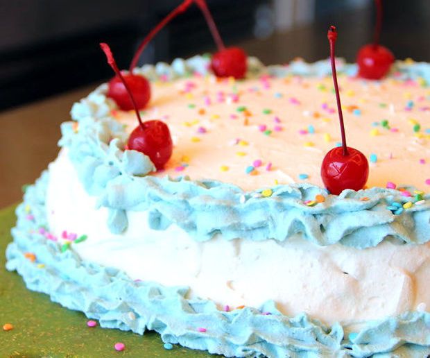 Homemade Ice Cream Cake