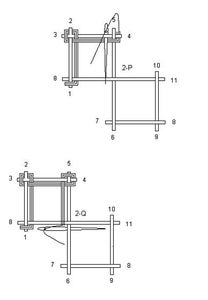 Two-Square Pattern, Filling the Braided Grid