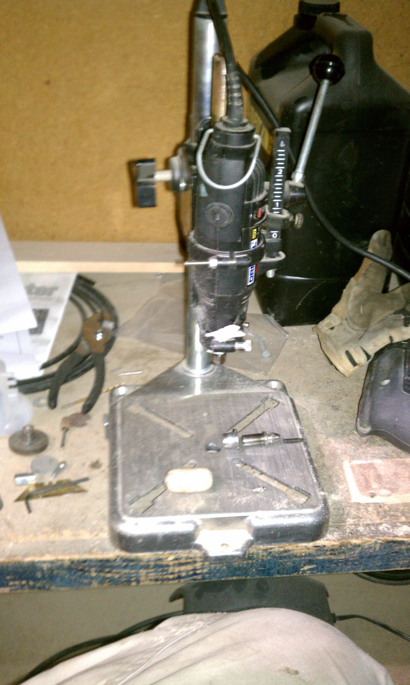 Dremel Drill Press Lathe Instructables