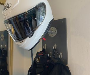 Easy and Attractive Motorcycle Gear Rack