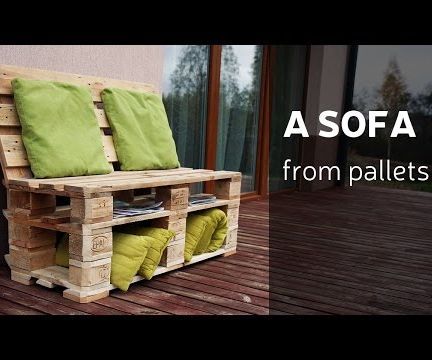 How to Make a Sofa From Pallets