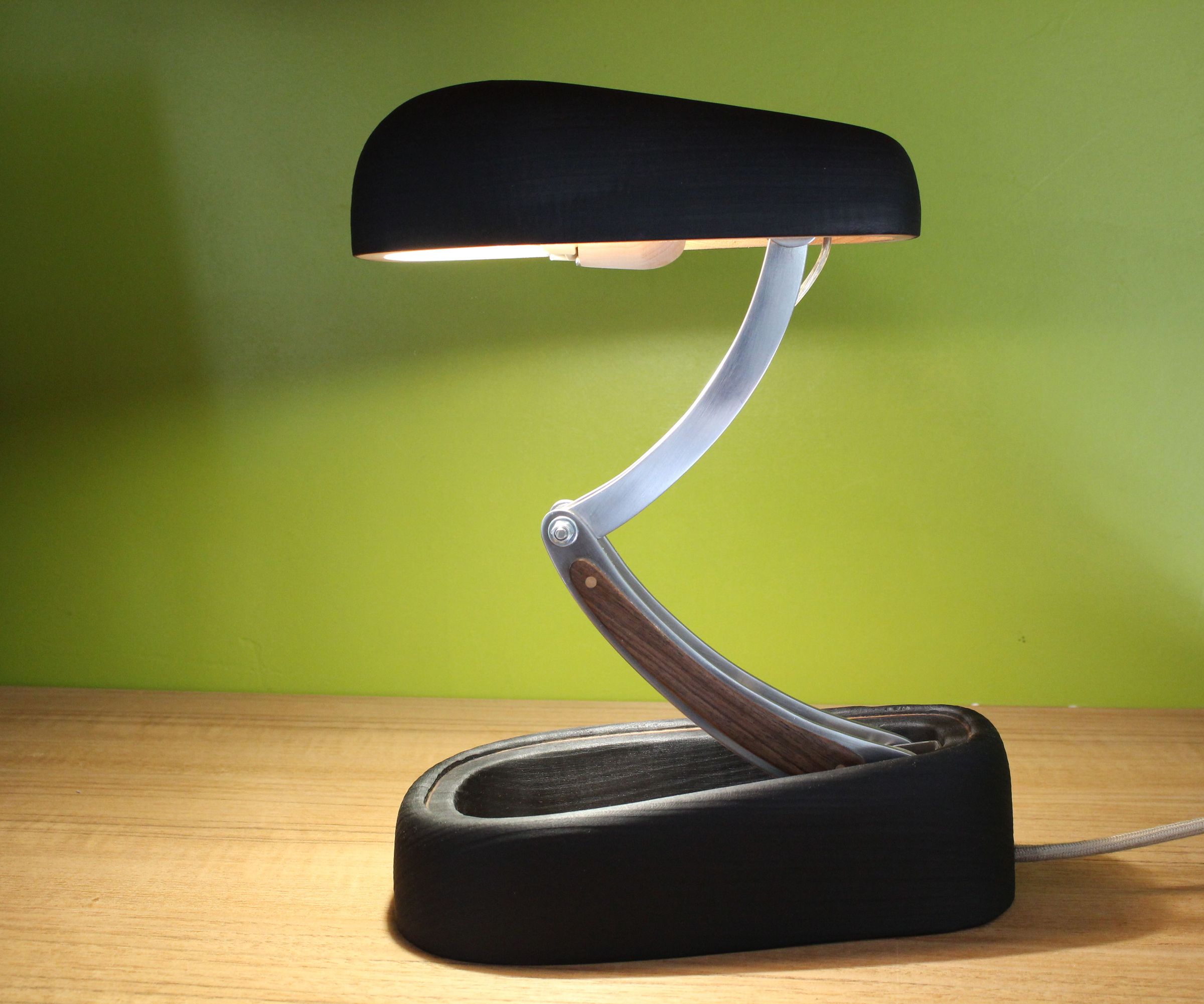 Jumo Inspired Wood Desk Lamp