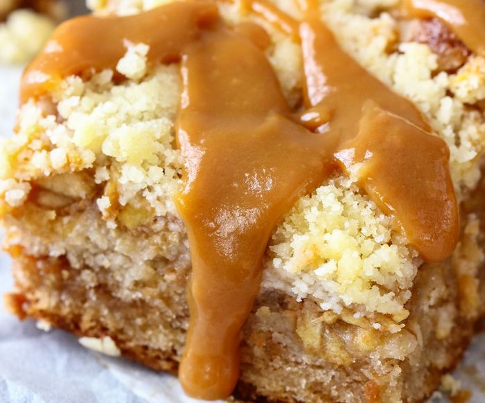 Caramel Apple Crumb Bars