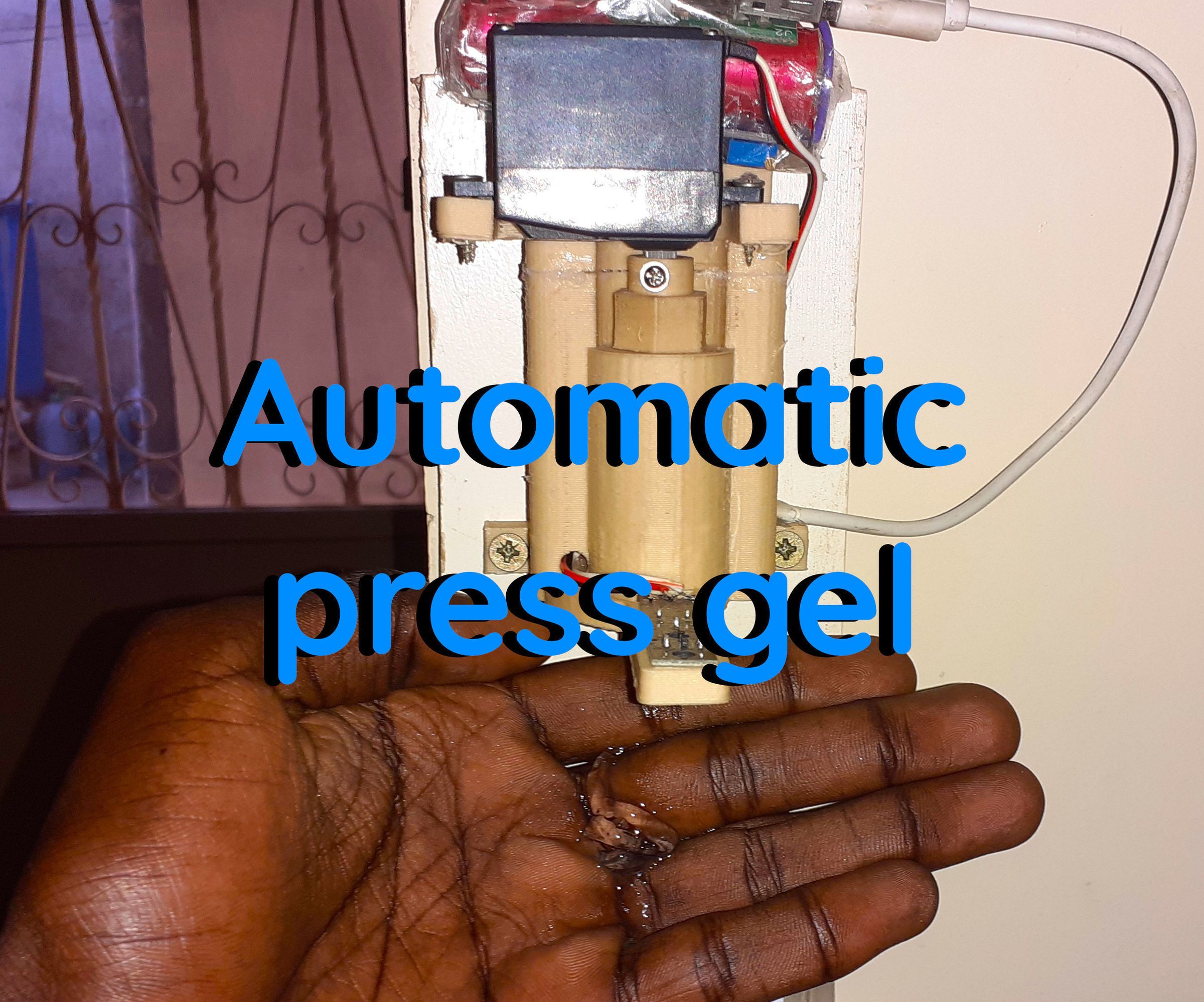 Corona-virus Riposte 1: Automatic Antiseptic Gel Press