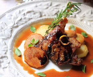 Confit De Canard Au Orange