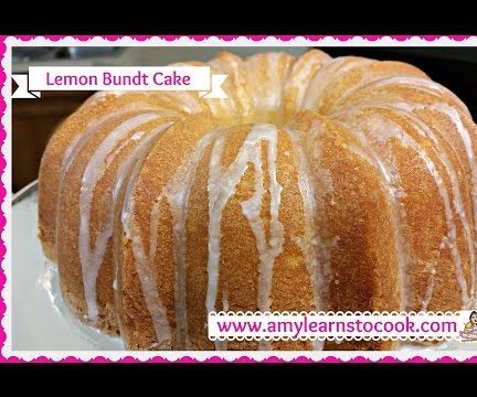 The BEST Lemon Bundt Cake