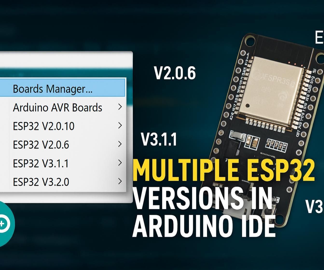 Installing Multiple Versions of the ESP32 Board Package in Arduino IDE