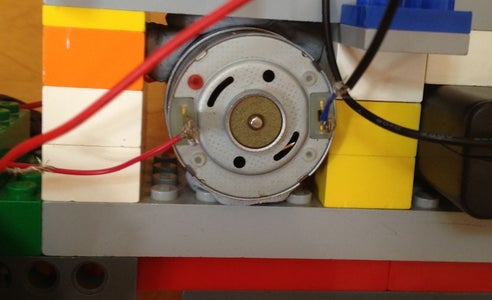 Motorize a LEGO Car by a Motor From a Broken DVD Player
