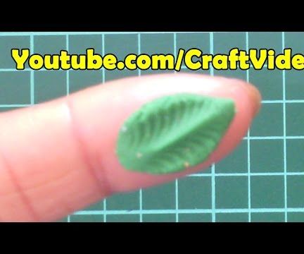 How to Make Clay Leaf - Polymer Clay Ideas