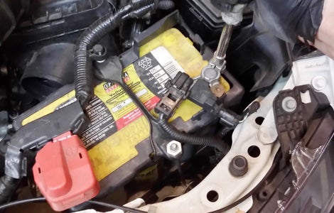 Remove the Battery and Air Intake