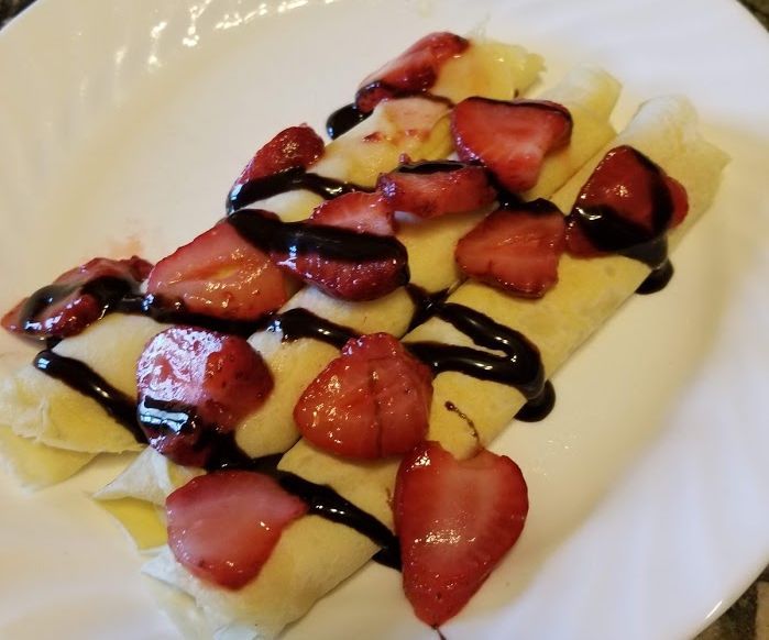 Cupid's Valentine Pancakes (Crêpes)
