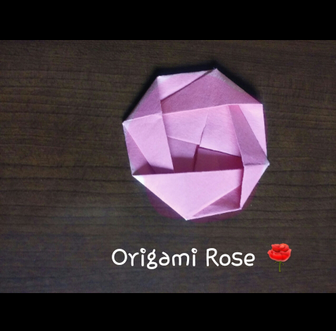 Basic Origami Rose