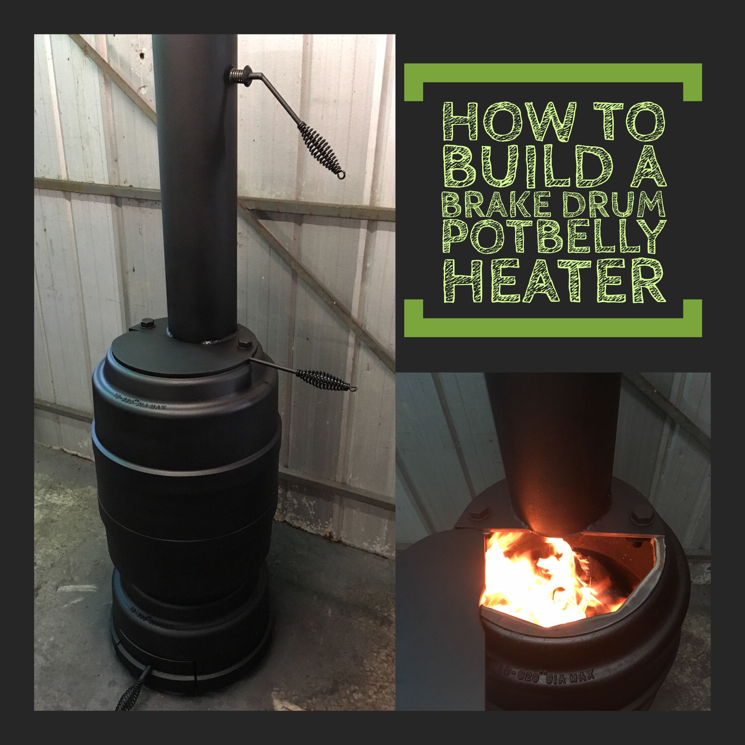 Brake Drum Potbelly Heater : 14 Steps (with Pictures) - Instructables