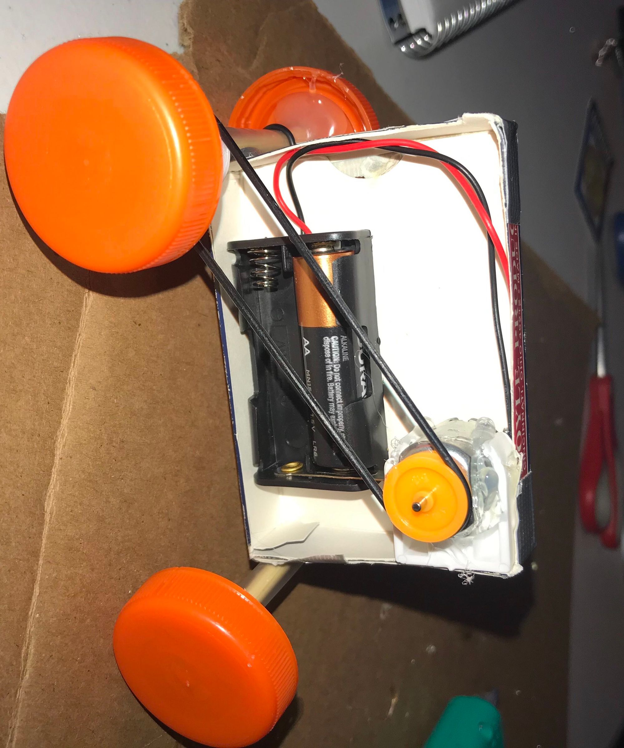 Card Box Toy Car Build 