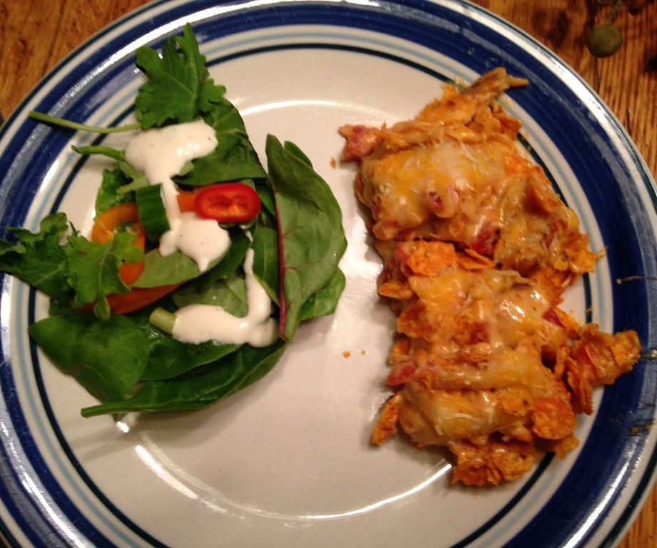 Dorito Chicken Casserole and No-Bake Cookies -- Quick & Easy Dinner Date