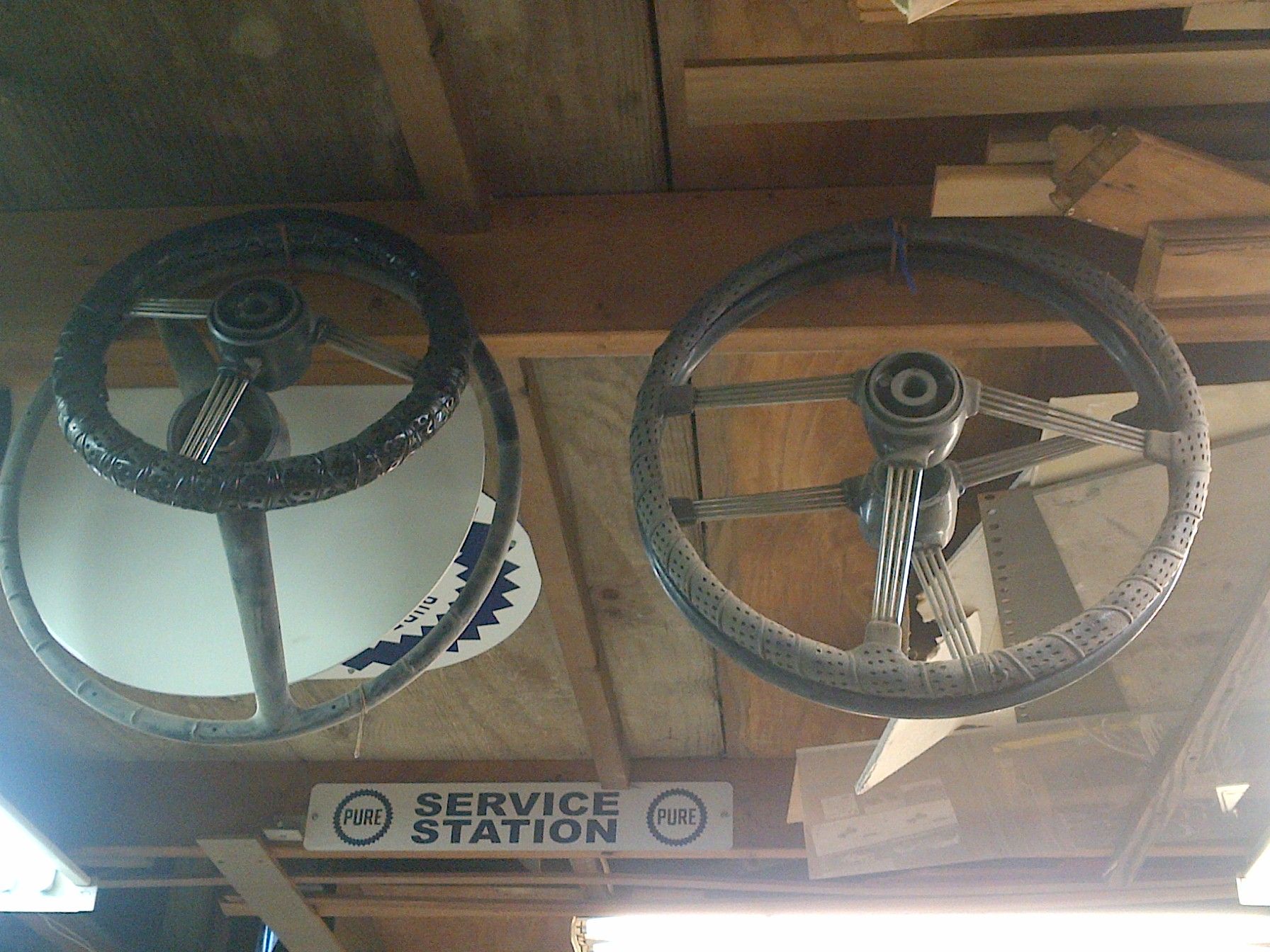 Cut down British racing wheel