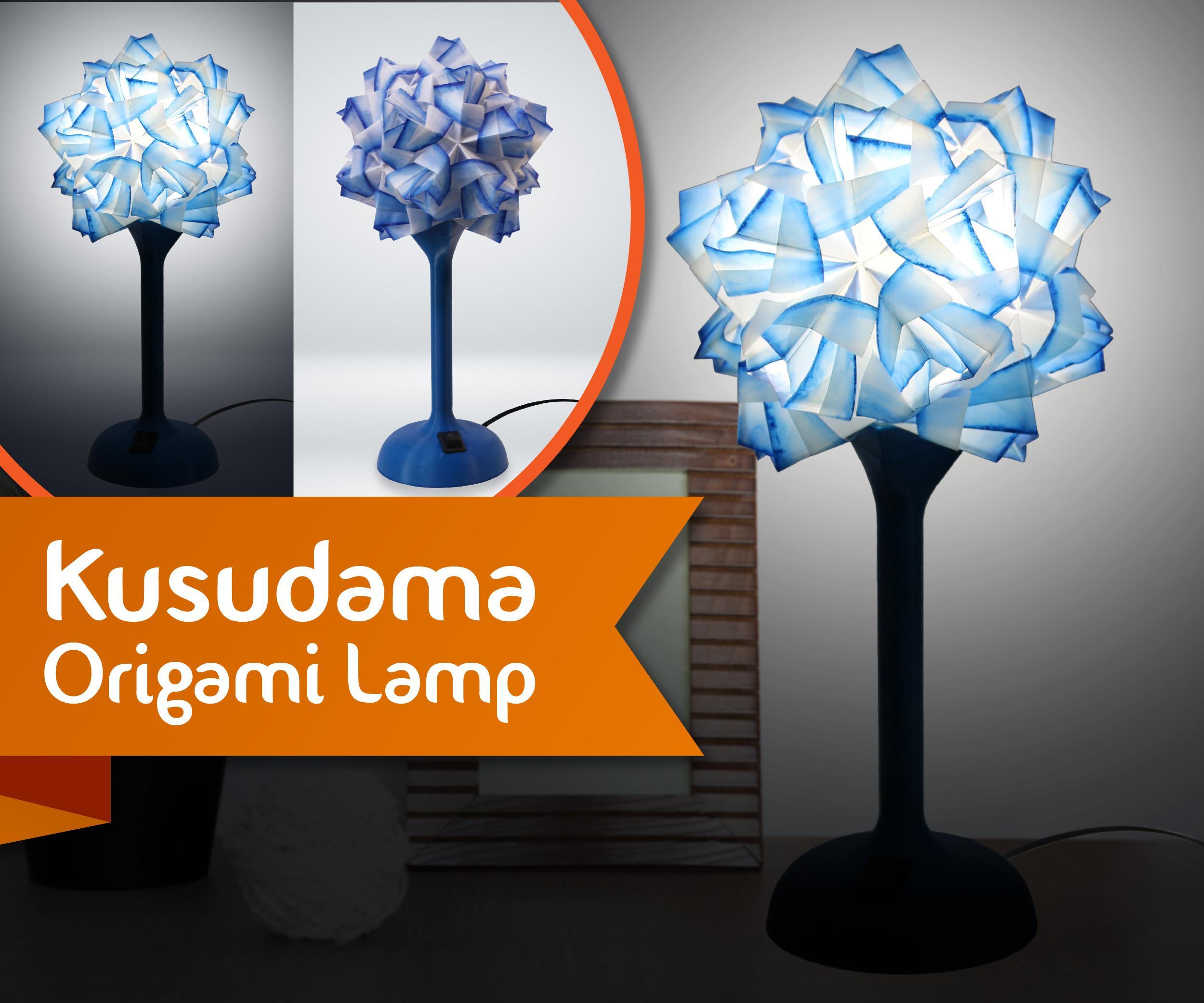 Origami Paper Table Lamp “maru” S | Japanese Wabi Sabi Decor