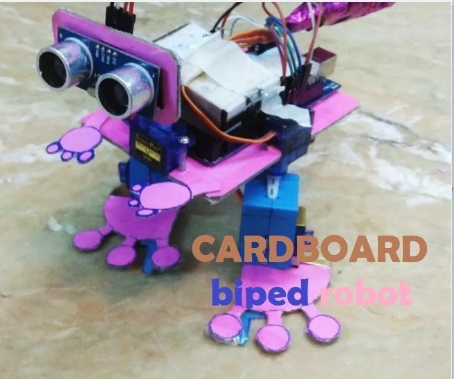 Cardboard Biped Robot