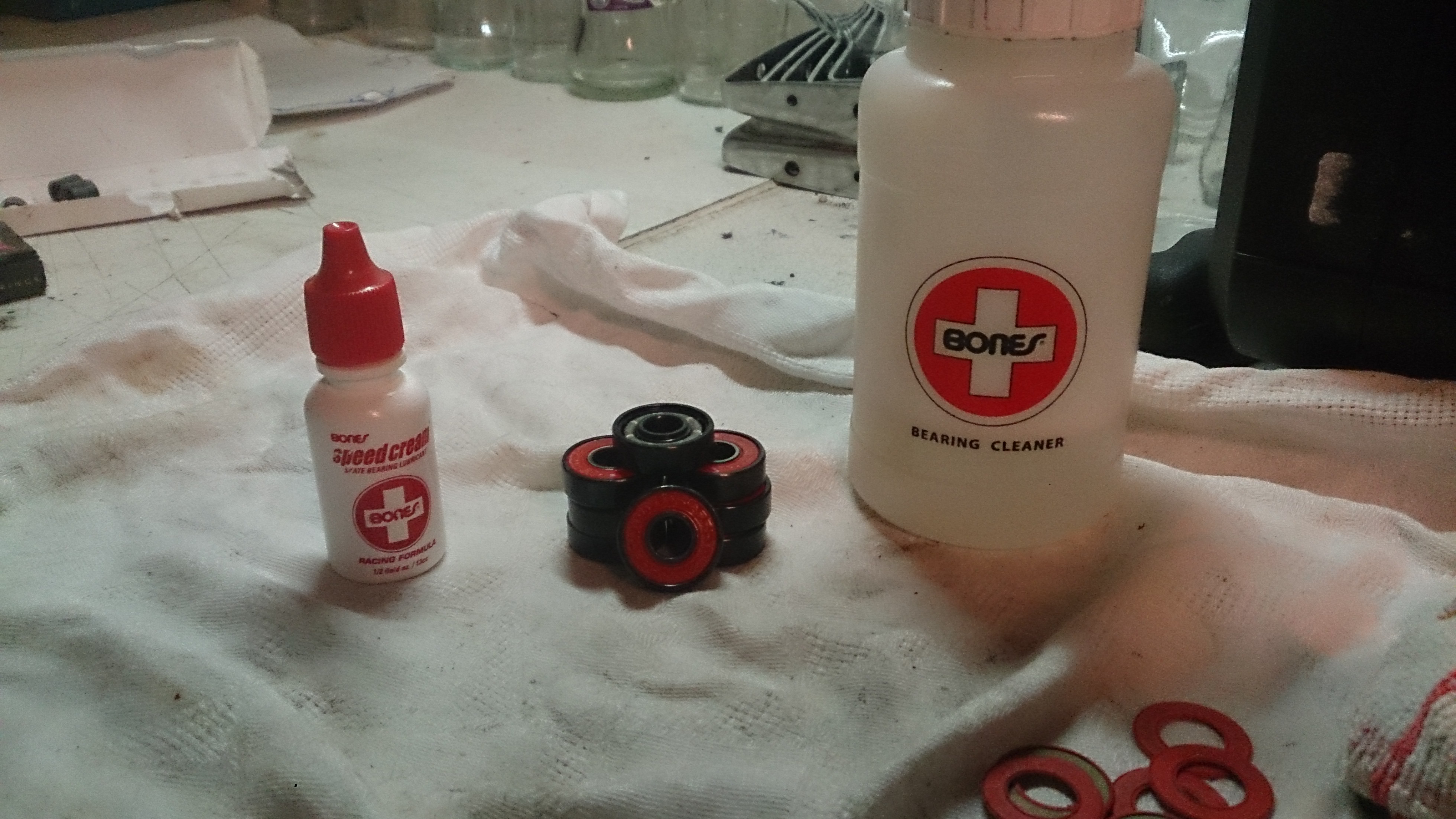 cleaning longboard bearings