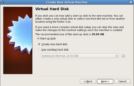 Creating a Virtual Hard Disk