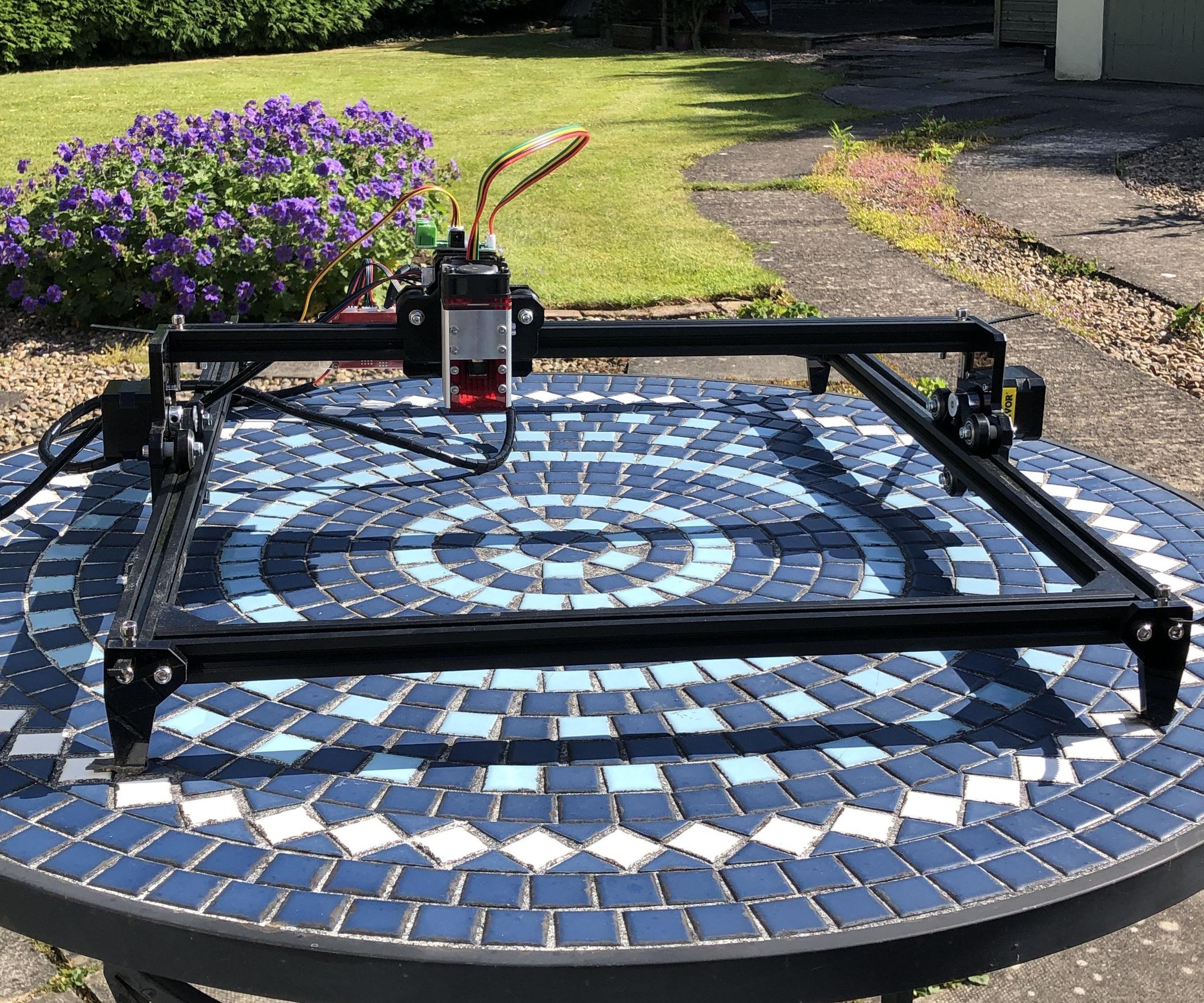 El Cheapo 50cmx 40cm 500mW Laser Build and Modifications