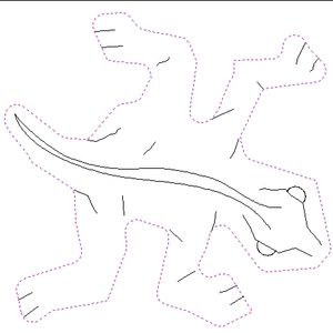 Cut Your Reptiles!  Paint Them Too.