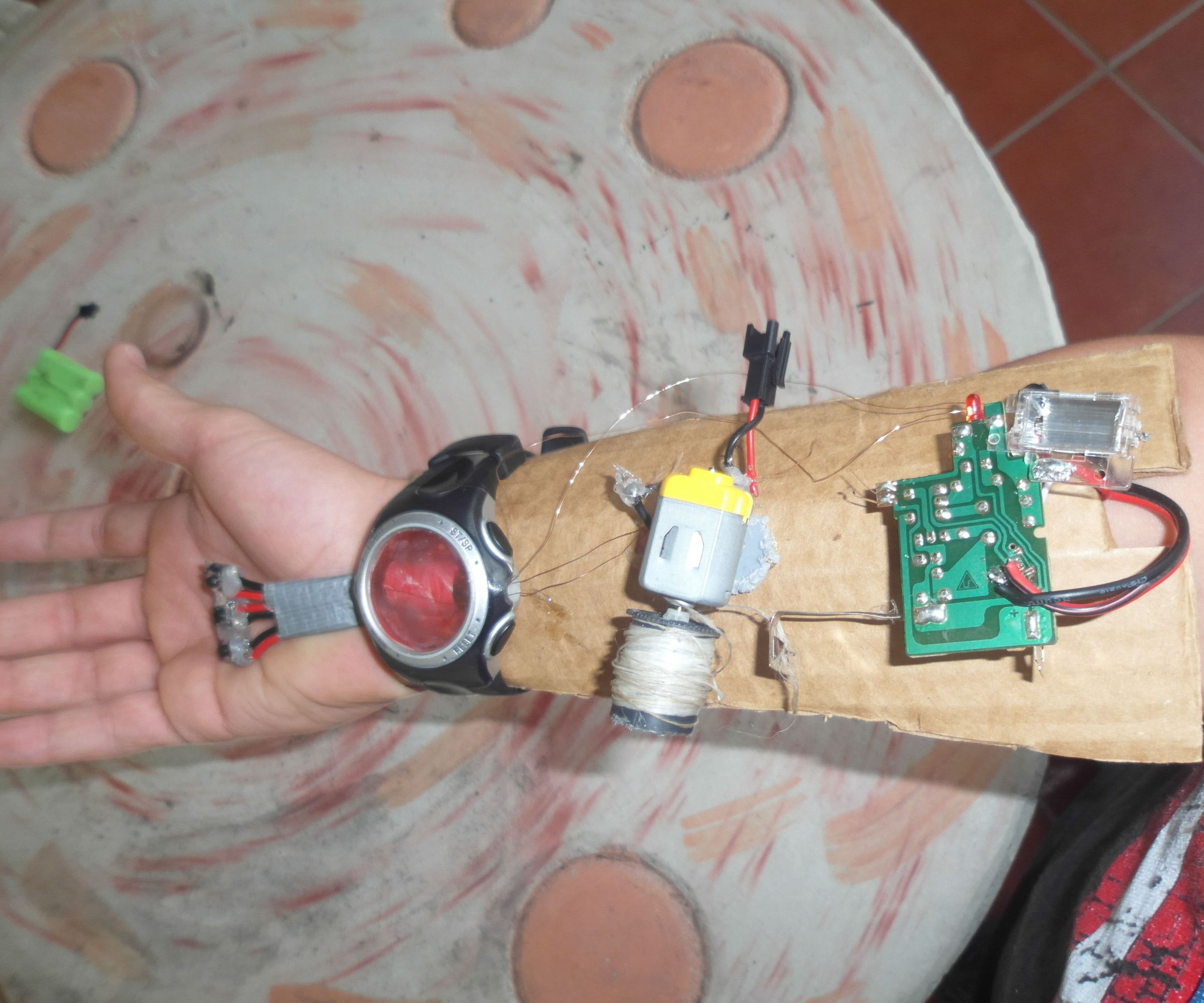 Spiderman web shooter/wrist mounted coil gun