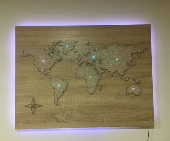 World Map From Sew