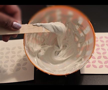 DIY Texture Paste Using Homemade Elmer's Glue