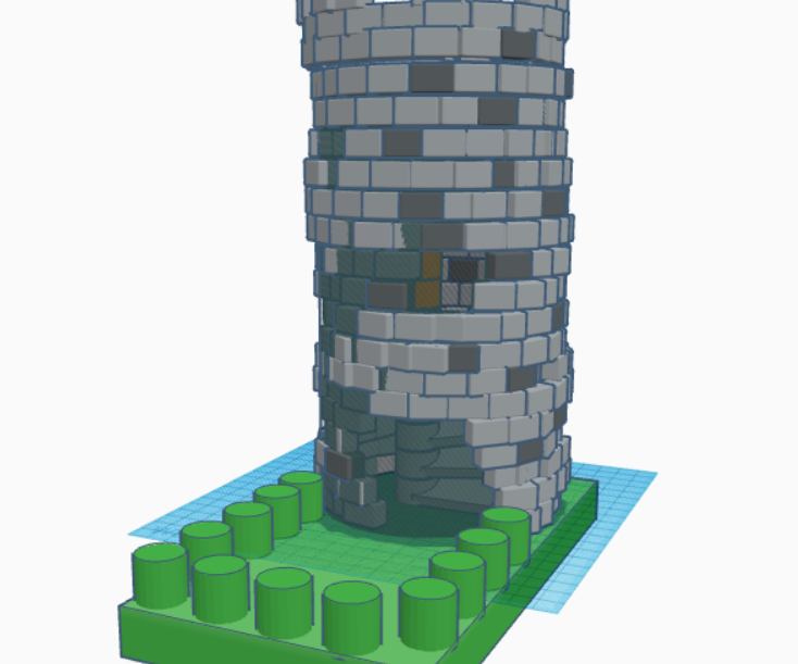 Tinkercad- Spiral Stair Dice Tower