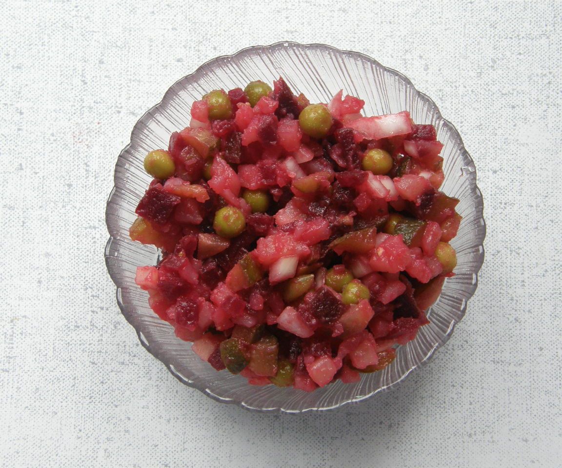 Vinegret. a Russian Mixed Salad