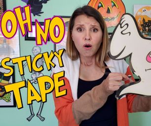 Easy Way to Remove Sticky Tape Residue From Paper Decorations & Cardboard Die Cuts