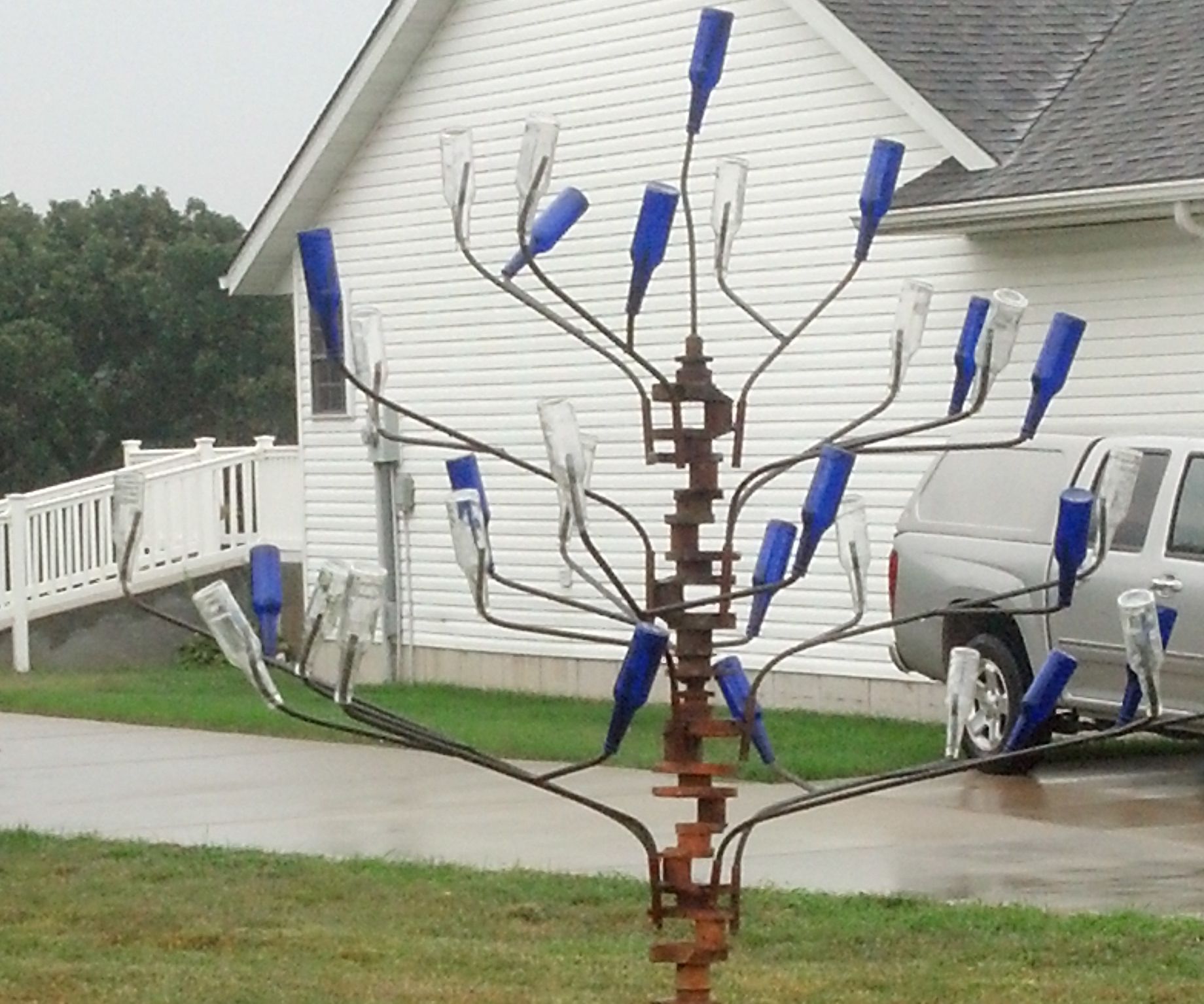 Beer Bottle Tree