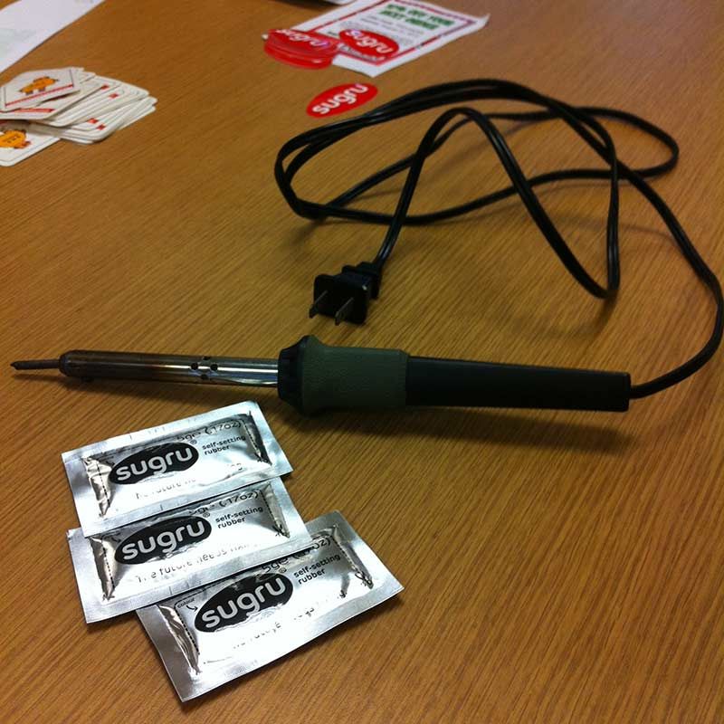 Sugru Soldering Iron Stand