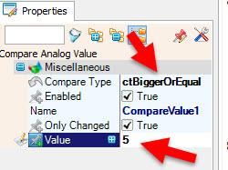In Visuino Set Components
