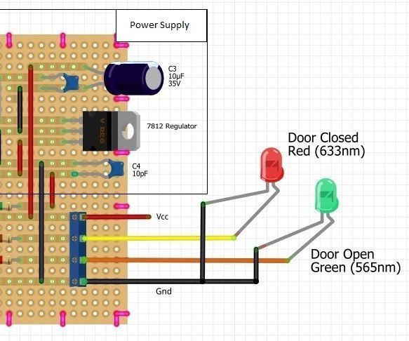 Garage Door "OPEN-CLOSED" Indicator